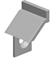 ALUTECH:401714100 - Заглушка нижняя  WD-40.01L-GR фотография