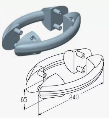 ALUTECH:401930000 - Ручка  HG003 фотография